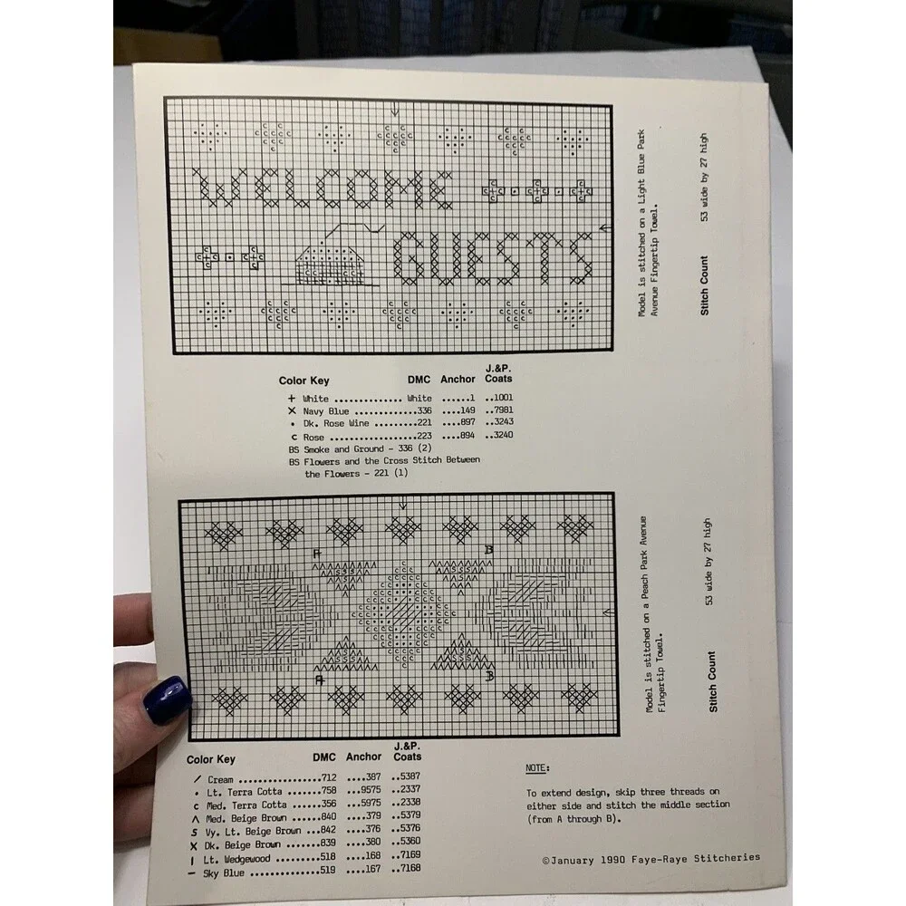 Hearts At My Fingertips Vol. III Leaflet 38 Counted Cross Stitch Patterns